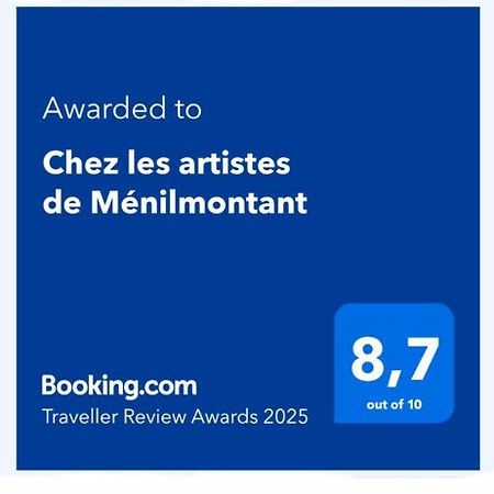 Chez Les Artistes De Menilmontant Apartment Paris Luaran gambar